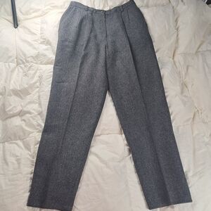 Worthington 100% Wool/Lana Pants size 4 Petite Gray